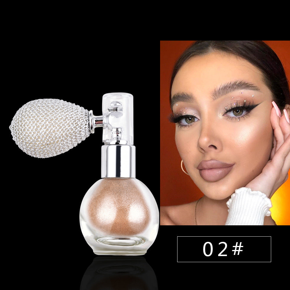 Spray Brightening Glitter Powder Body Powder Highlighter Spray Brightening Glitter Powder Body Powder Highlighter